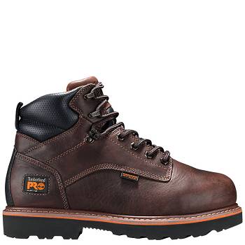 Timberland Férfi PRO Ascender 6" Met Guard Alloy Toe Munkavédelmi Bakancs Barna